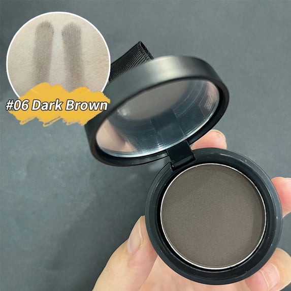 ONLYEOR Hairline Powder, Hairline Powder Stick, Root Touch Up Hair Color for Gray Coverage, Hair Shadow Toppers for Women & Men(Dark Brown)