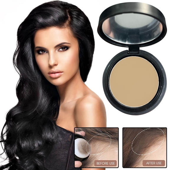 ONLYEOR Hairline Powder, Hairline Powder Stick, Root Touch Up Hair Color for Gray Coverage, Hair Shadow Toppers for Women & Men(Medium Blonde)