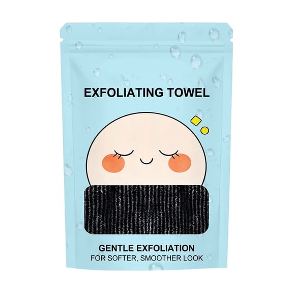ONLYEOR Japanese Deep Exfoliating Shower Towel, Extra Long Body Scrubber for Back, Double Sided Texture for Sensitive Skin, For Home & Travel