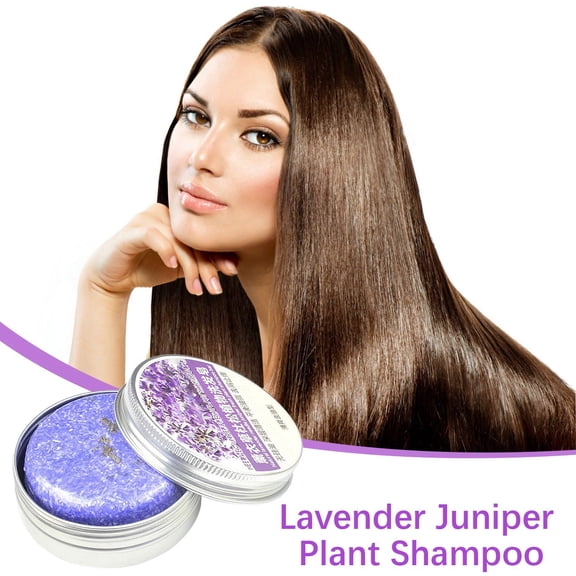 ONLYEOR Lavender Shampoo Bar for Hair, Natural Solid Cleanser for Gray Hair Care, Boosts Scalp Circulation & Deep Nourishment, 2.1oz