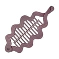 thumbnail image 1 of ONLYEOR Purple Wave Style Vertical Ponytail Clip, Simple Twisting Banana Hair Clips, Hair Accessories for Women, For Daily & Party, 1 of 6