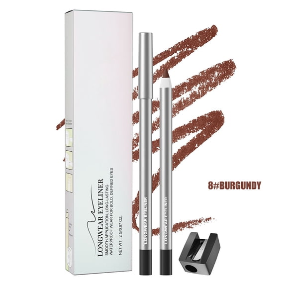ONLYEOR Tube Eyeliner Gel Pen H 2g with Pencil Sharpener, Waterproof & Sweat-Proof Non-Smudging, Creamy Smooth Texture, For Daily Makeup