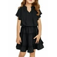 thumbnail image 1 of ONLYSHE Girls Casual Maxi Floral Dress Long Sleeve Holiday Sundress Dresses for 5-17 Years, 1 of 7