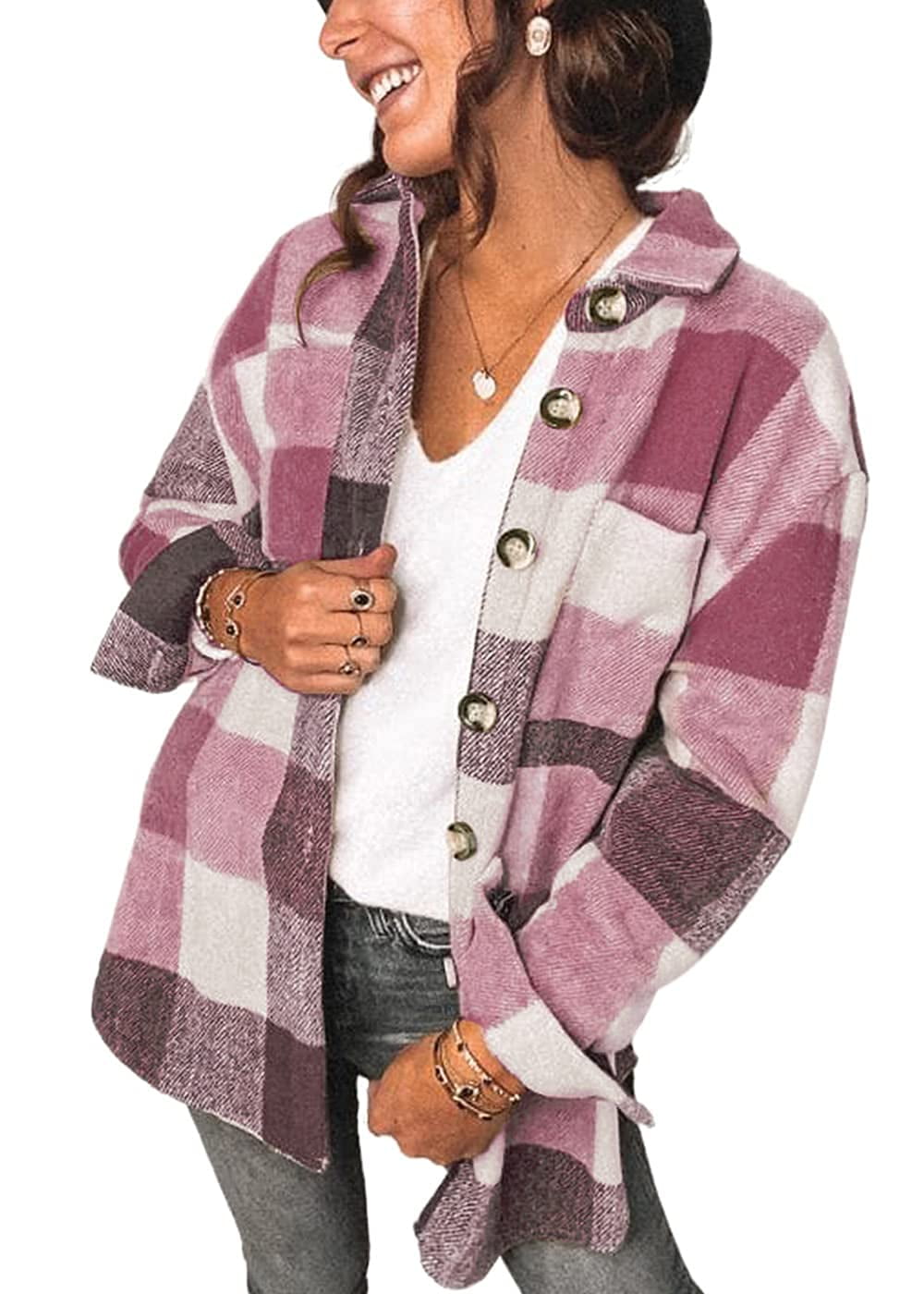  HRAPDA Lightning Deals Flannel Jacket Women Plus Size Boyfriend  Style Plaid Matching Cardigan Sweaters Tartan Corduroy Vacation Outfits  2023 : Clothing, Shoes & Jewelry