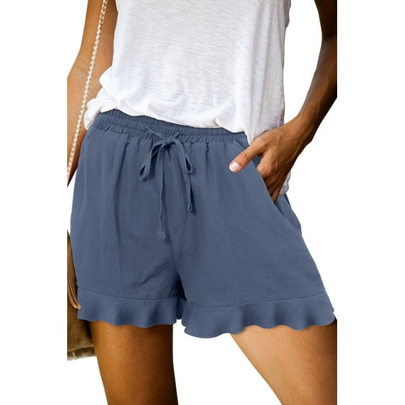 ONLYSHE Womens Athletic Shorts High Waisted Running Shorts Gym Workout Shorts with Pockets