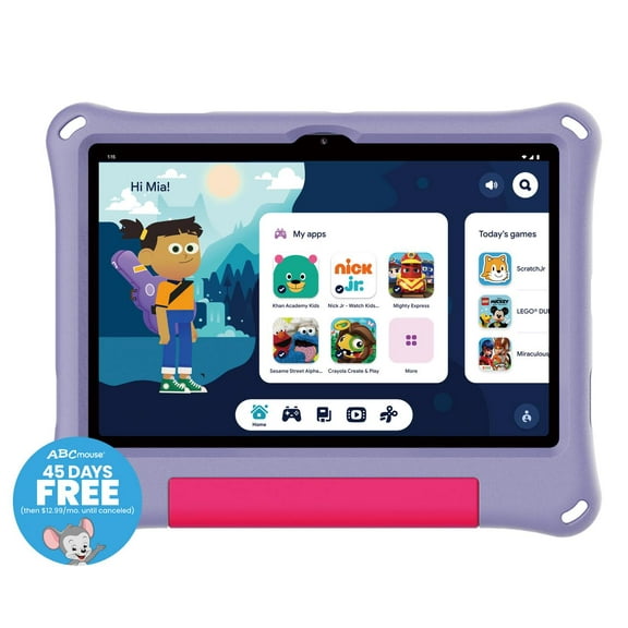 onn 10.1" Kids Tablet, 32GB, (2024 Model) - Lavender