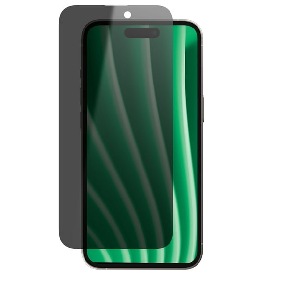 onn Privacy Glass Screen Protector for iPhone 14 Pro Max, Made with Durable Glass by Corning for Ultimate Protection, Includes Easy Application Tray