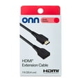 thumbnail image 1 of onn 1’ HDMI Extension Cable, 1 of 12