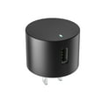 thumbnail image 1 of onn 12W Single USB-A Port Wall Charger, Foldable Plug, Black - Compatible with iPhone, Samsung Galaxy, Note, Pixel Devices iPad Pro, & More, 1 of 10