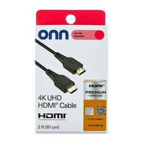 onn 2 4K UHD HDMI Cable