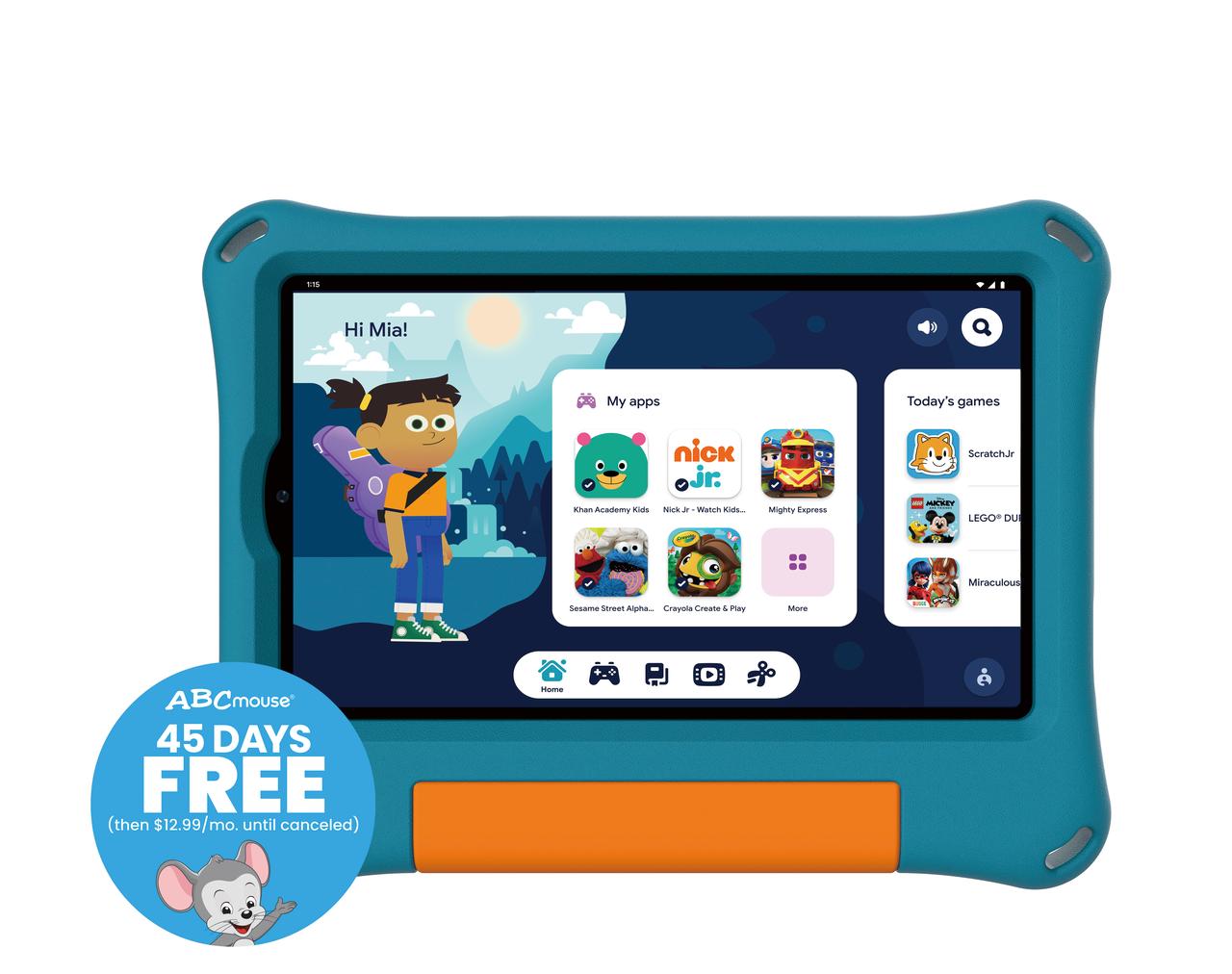 (Open Box) Tablet para niños onn de 8", 32GB (Modelo 2024) - Aqua