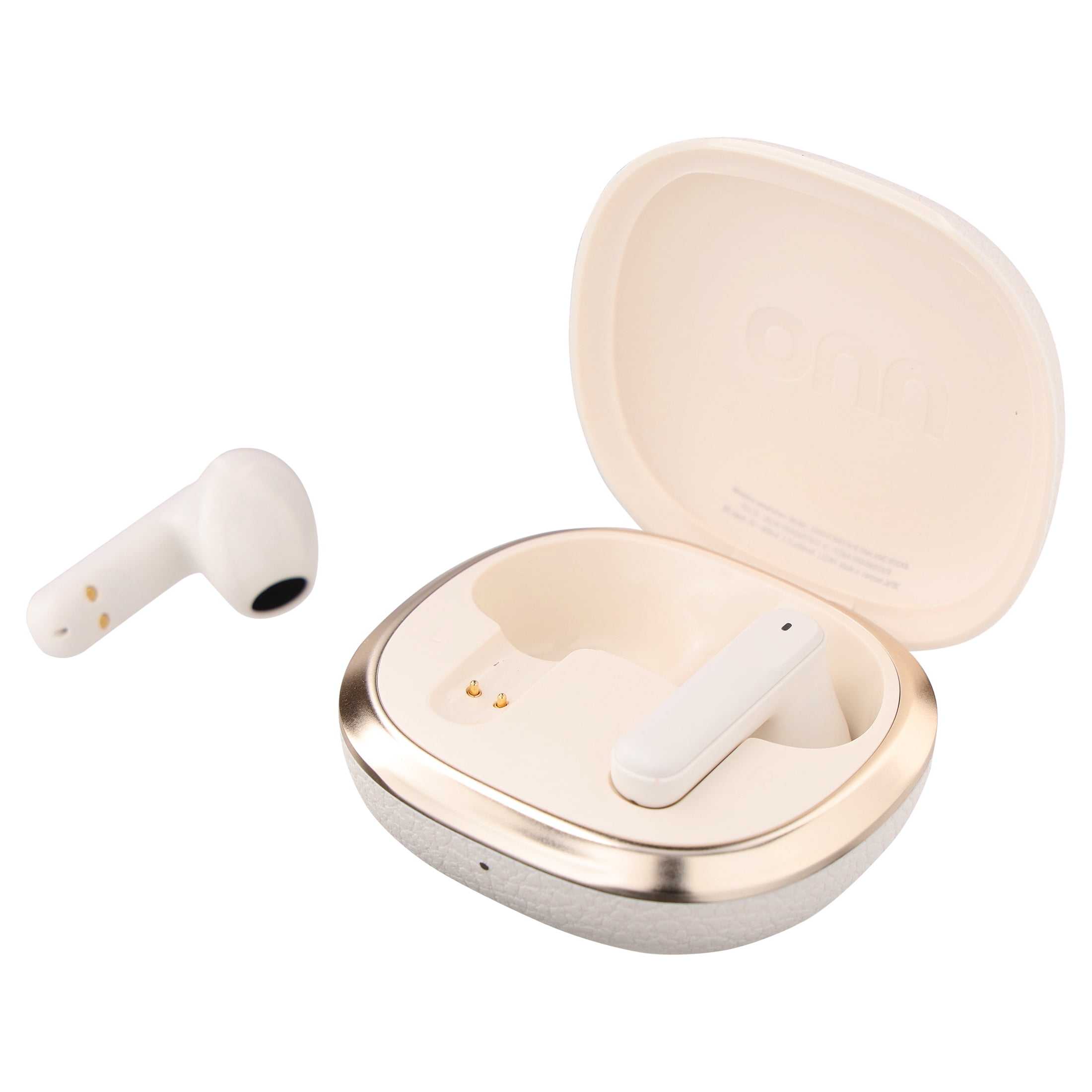onn Hushbyte Wireless Earbuds, White