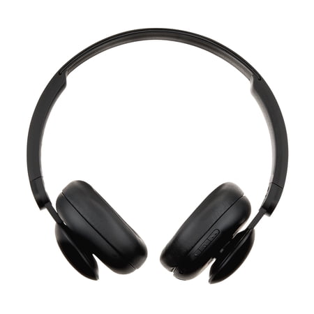 ONN WIRELESS ON-EAR HEADPHONES WITH BLUETOOTH, BLACK