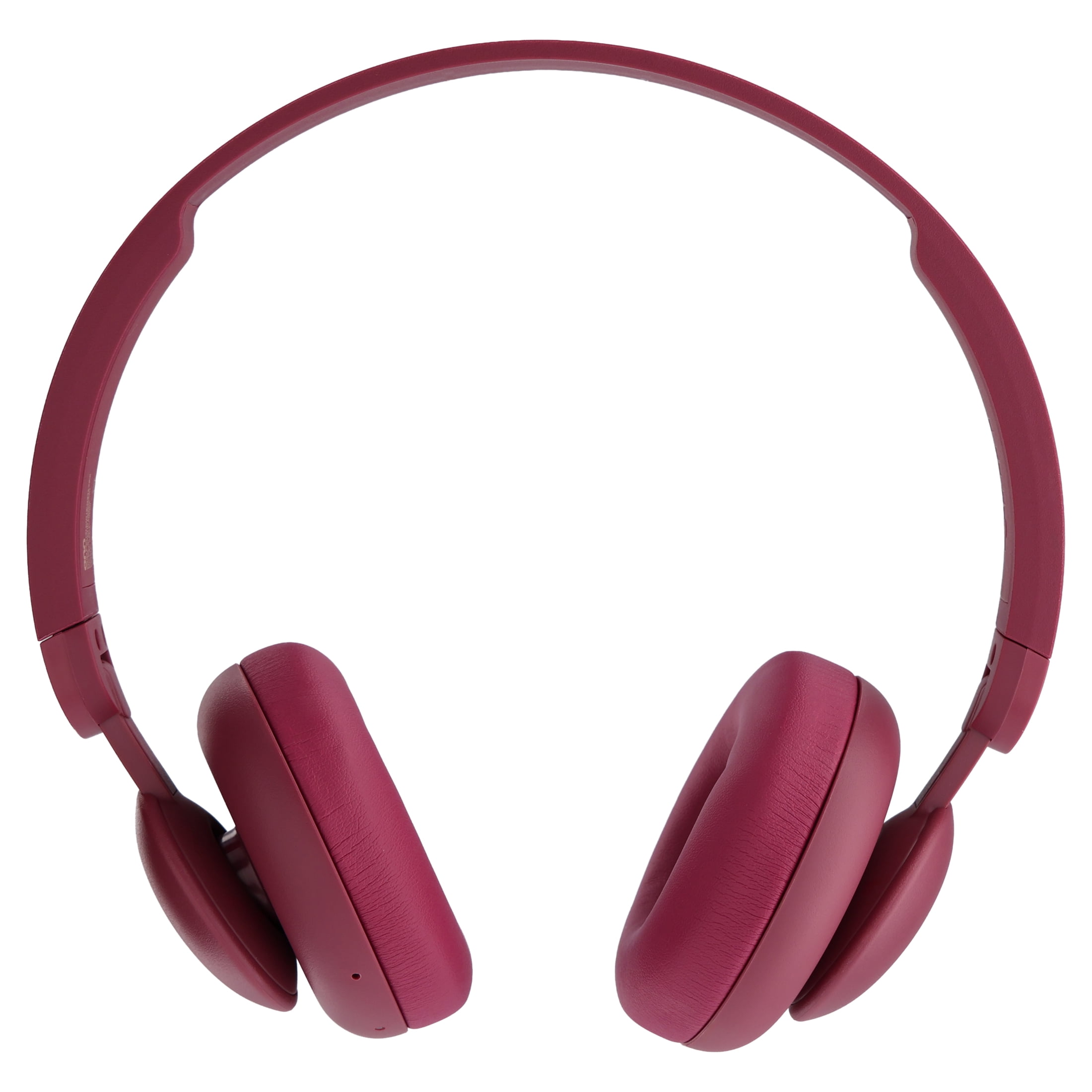 onn Wireless On-Ear Headphones, Cherry