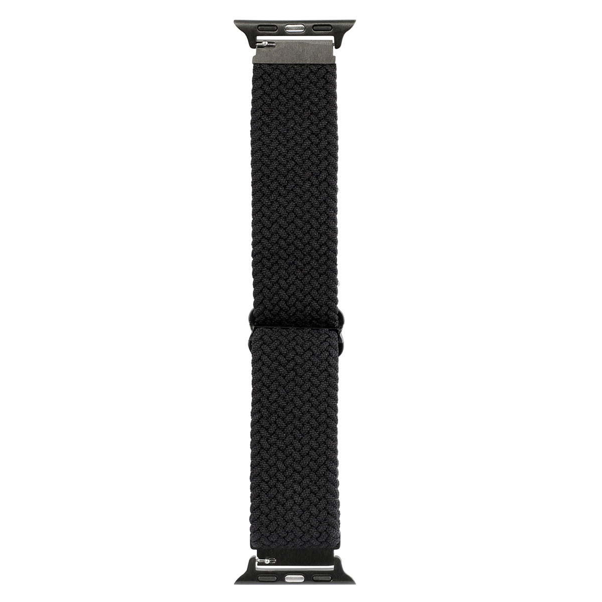 Onn Black Woven Knit for Universal Watch Band, Apple, Samsung Galaxy Garmin, Unisex