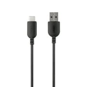 onn 6ft USB-C to USB-A Charging Cable, USB-IF Certified, Compatible with iPhone 17/16/15, Samsung Galaxy, Note, Pixel Devices, iPad Pro & More, Black