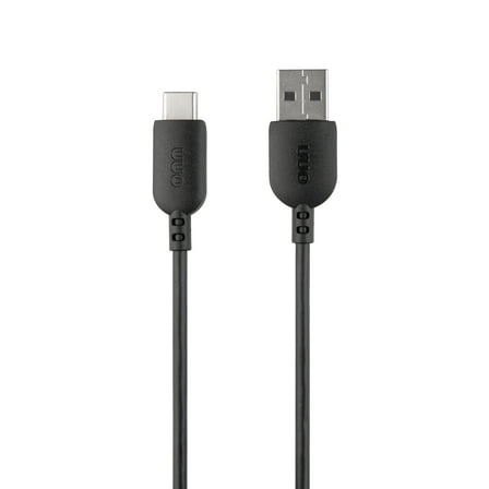 onn 6ft USB-C to USB-A Charging Cable, USB-IF Certified, Compatible with iPhone 17/16/15, Samsung Galaxy, Note, Pixel Devices, & More, Black