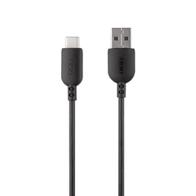 كابل شحن USB-C إلى USB-A بطول 6 أقدام، معتمد من USB-IF، متوافق مع iPhone 17/16/15، Samsung Galaxy، Note، Pixel Devices، والمزيد، أسود