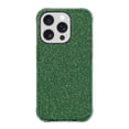 thumbnail image 1 of onn Sparkle Phone Case for iPhone 15 Pro - Green with Gold Glitter, 1 of 6