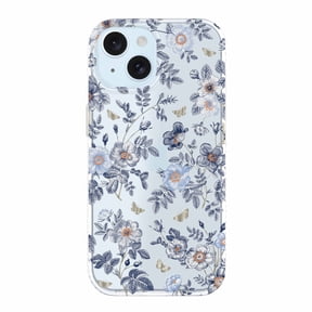 onn Blue Toile Phone Case for iPhone 17e / iPhone 16e / iPhone 15 / iPhone 14 / iPhone 13