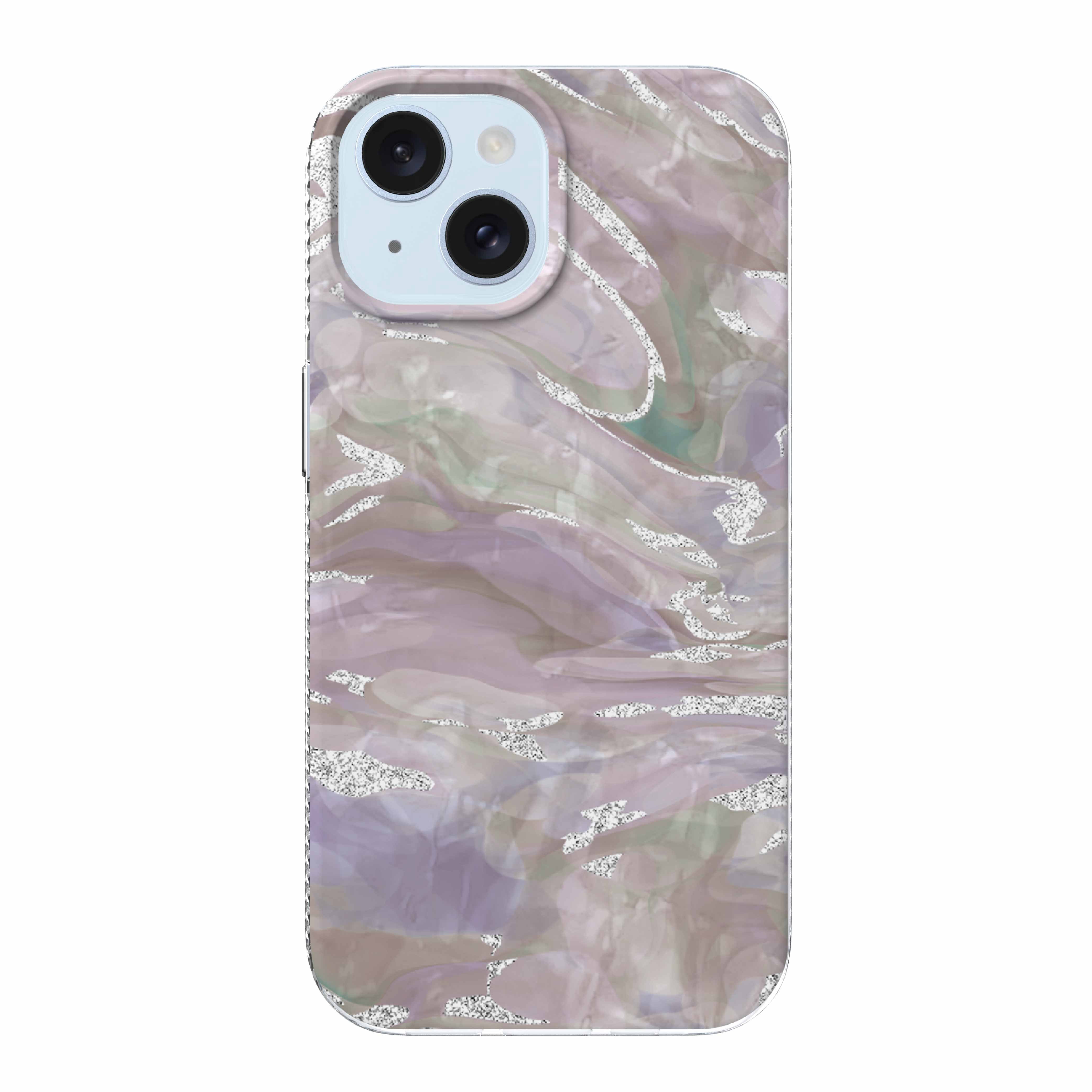 onn Purple Pearlescent Phone Case for iPhone 17e / iPhone 16e / iPhone 15 / iPhone 14 / iPhone 13