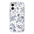 thumbnail image 1 of onn Blue Toile Phone Case for iPhone 17, 1 of 6