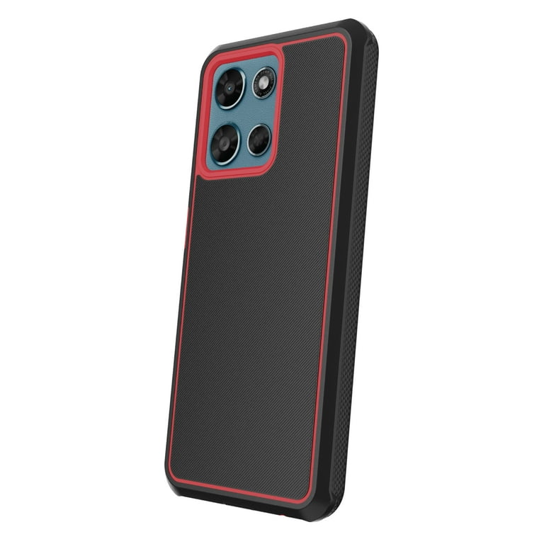 Onn Slim Rugged Phone Case for Motorola moto g Play (2026) - Red/Black Onn Slim Rugged Phone Case for Motorola moto g Play (2026) - Red/Black