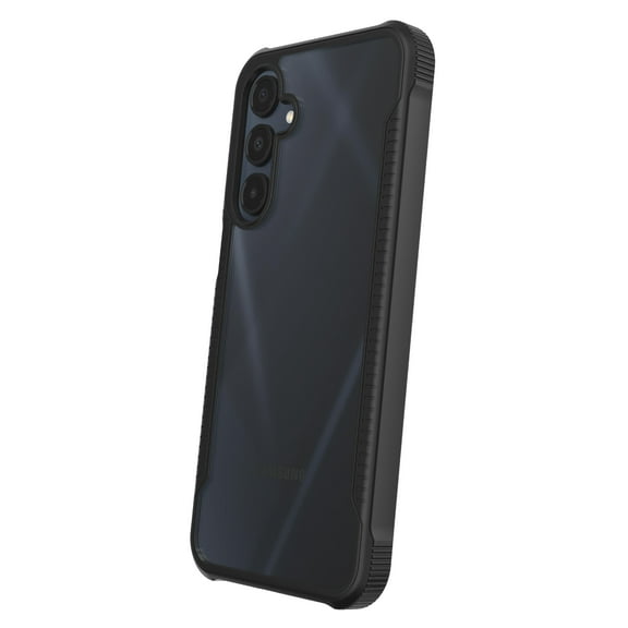 onn Dual-Layer Phone Case for Samsung Galaxy A16 5G - Black/Clear