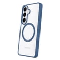 thumbnail image 1 of onn Magnetic Compatible Phone Case for Samsung Galaxy S26 - Metallic Blue/Clear, 1 of 8