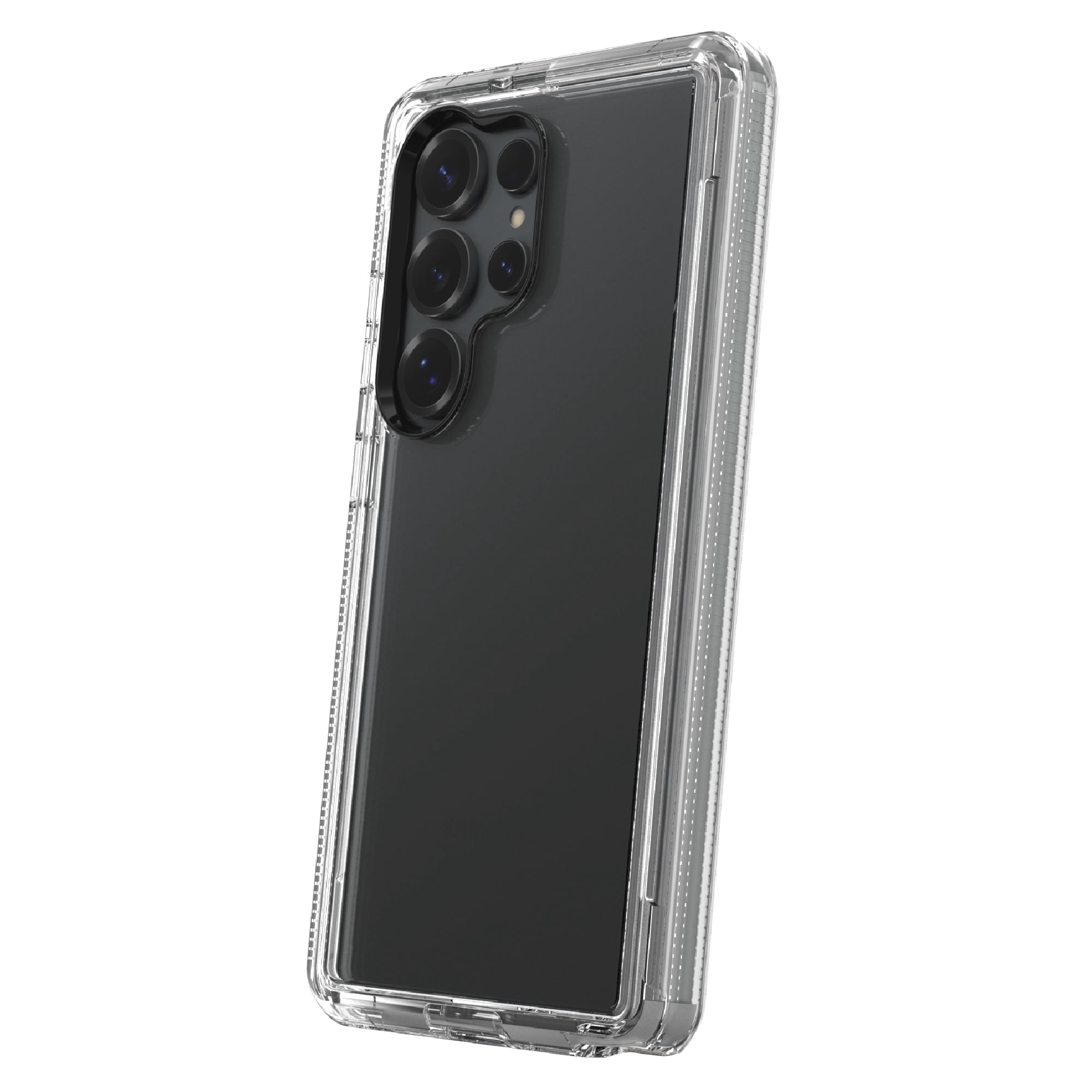 onn Rugged Phone Case for Samsung Galaxy S25 Ultra - Clear