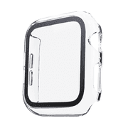 onn Clear Bumper with Screen Protector for Apple Watch 44mm