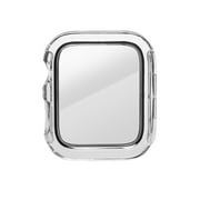 Onn Clear Bumper with Screen Protector for Apple Watch 44mm, Unisex