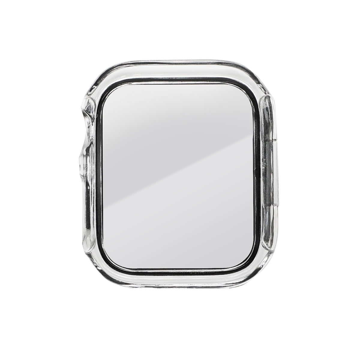 Onn Apple Watch 41mm Clear Bumper Case with Screen Protector, Unisex