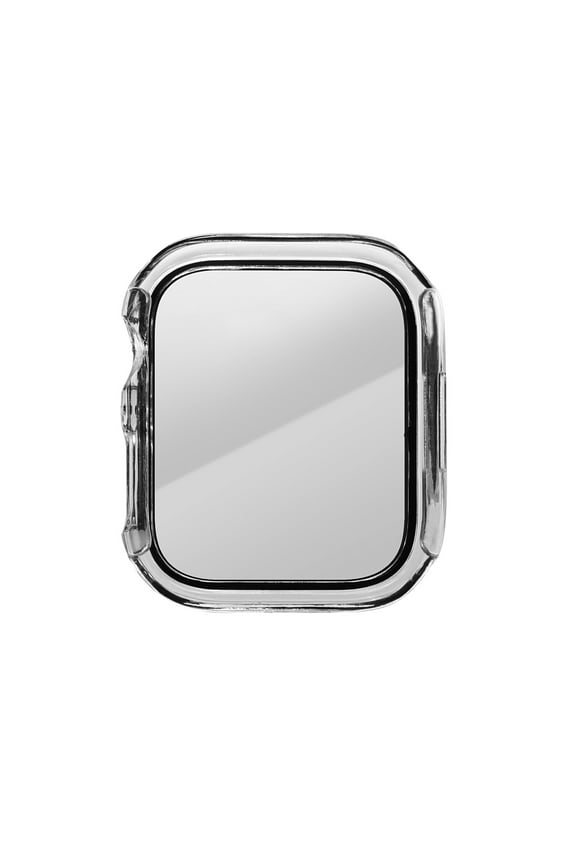 Clear Bumper with Screen Protector for Apple Watch 45mm