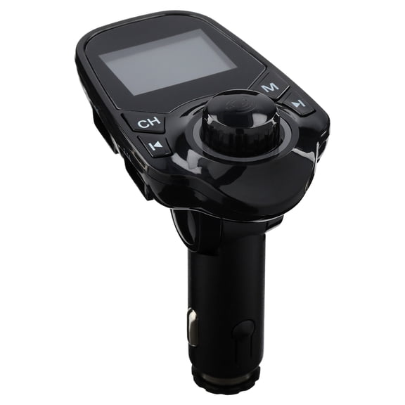 Onn Low Profile Bluetooth FM Transmitter, Hands-free Calls, Compatible with Smartphones, 8x5x10CM,66g