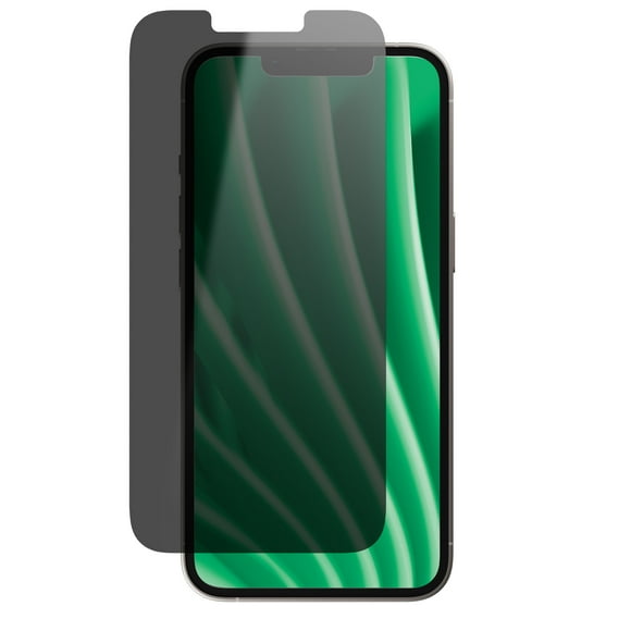 onn Privacy Glass Screen Protector for iPhone 14 Plus/13 Pro Max, Made with Durable Glass by Corning for Ultimate Protection, Includes Easy Application Tray