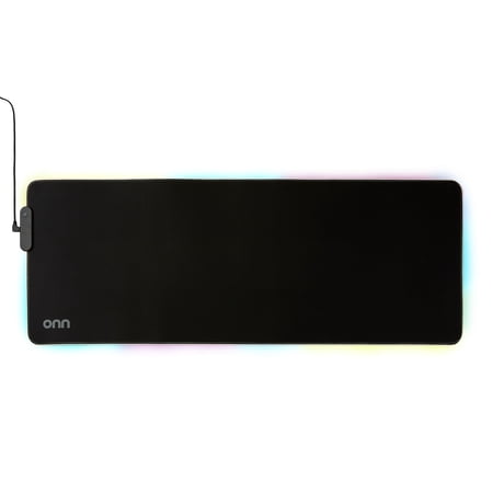 ONN GAMING DESK PAD WITH LED RGB LIGHTING,...