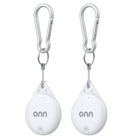 onn Wireless Item Locator 2-Pack, MFi Certified, White