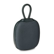 onn Mini Rugged Speaker with Bluetooth Wireless Technology, Gray