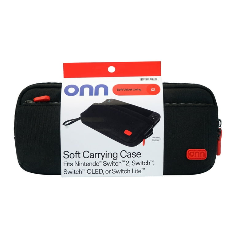 Onn Soft Carrying Case for Nintendo Switch 2 Switch OLED and