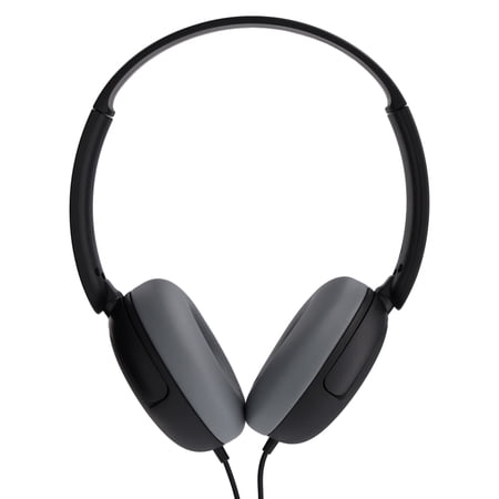 onn On-Ear Headphones with 3.5 mm Connector, Black