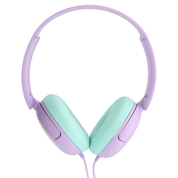 onn On-Ear Headphones with 3.5 mm Connector, Purple