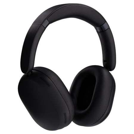 onn Hushbyte Wireless Over-ear Headphones with Memory Foam and HD Sound, Black
