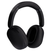 onn Hushbyte Wireless Over-ear Headphones with Memory Foam and HD Sound, Black
