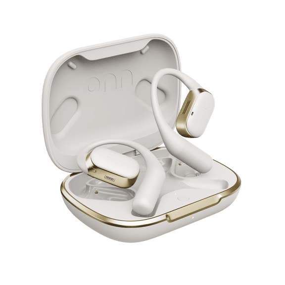 onn Trekster Pro Wireless Open-Ear Earphones, White