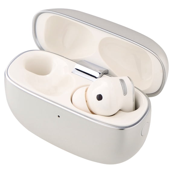 onn TuneTide Pro 2 Wireless Earbuds, White