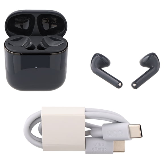 onn Vibraudio Pro 2 Wireless Earbuds, Black