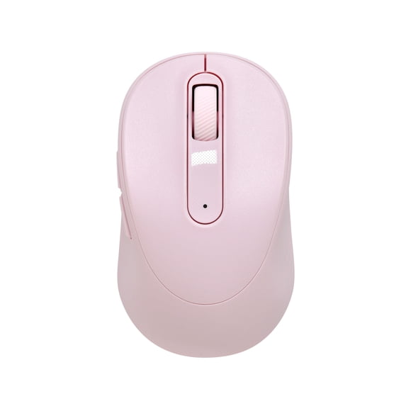 Onn Silent Wireless 5-Button Mouse with 1600 DPI and USB Nano Receiver, Pink