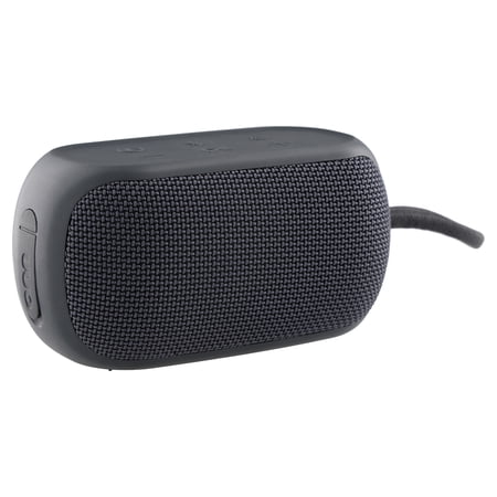 onn Small Rugged Speaker with Bluetooth Wireless Technology, Graystone