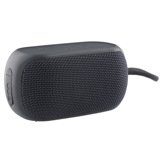 onn Small Rugged Speaker with Bluetooth Wireless Technology, Graystone
